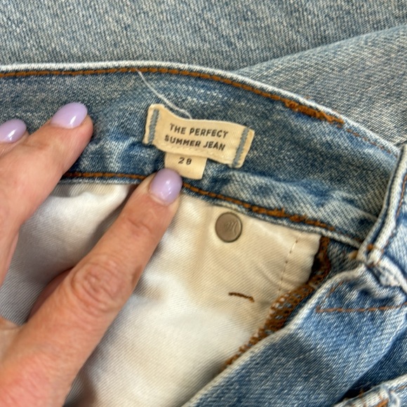 Madewell The Perfect Summer Jean Size 28 - Picture 3 of 6